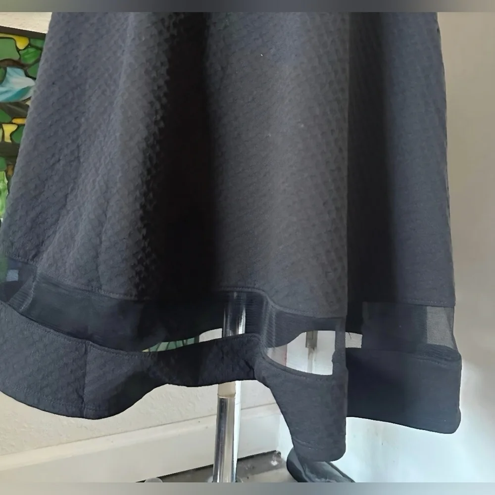 Faith and Joy Classic Black A-Line Skirt